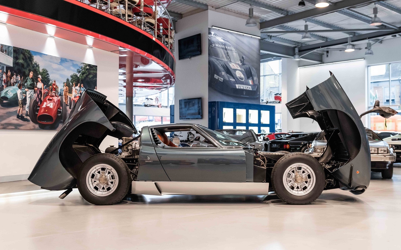 1972 - LAMBORGHINI MIURA SV GRIGIO FANTASTICO METALLIZZATO, foto 10