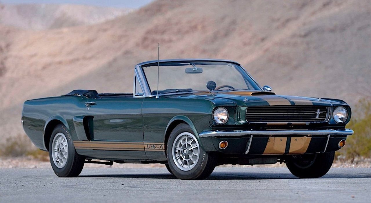 1966 - FORD MUSTANG SHELBY GT350 CONVERTIBLE PROTOTYPE GREEN, foto 1