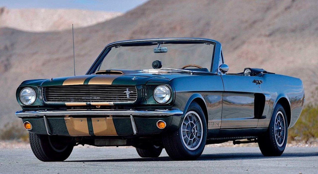 1966 - FORD MUSTANG SHELBY GT350 CONVERTIBLE PROTOTYPE GREEN, foto 2