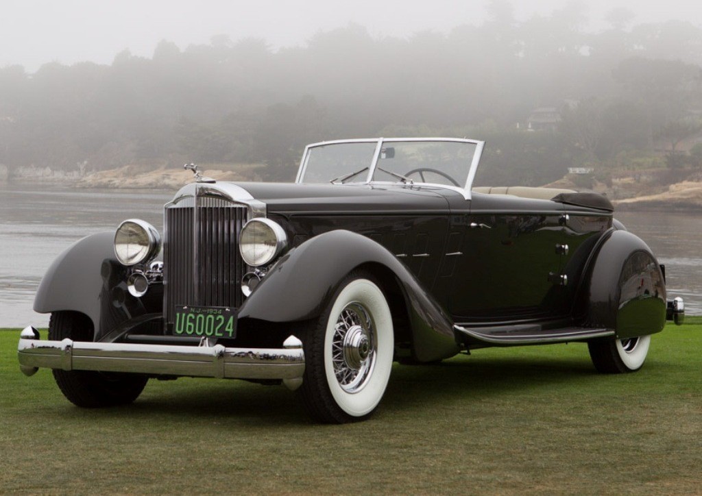 1934 - PACKARD 1108 TWELVE DIETRICH CONVERTIBLE VICTORIA, foto 1