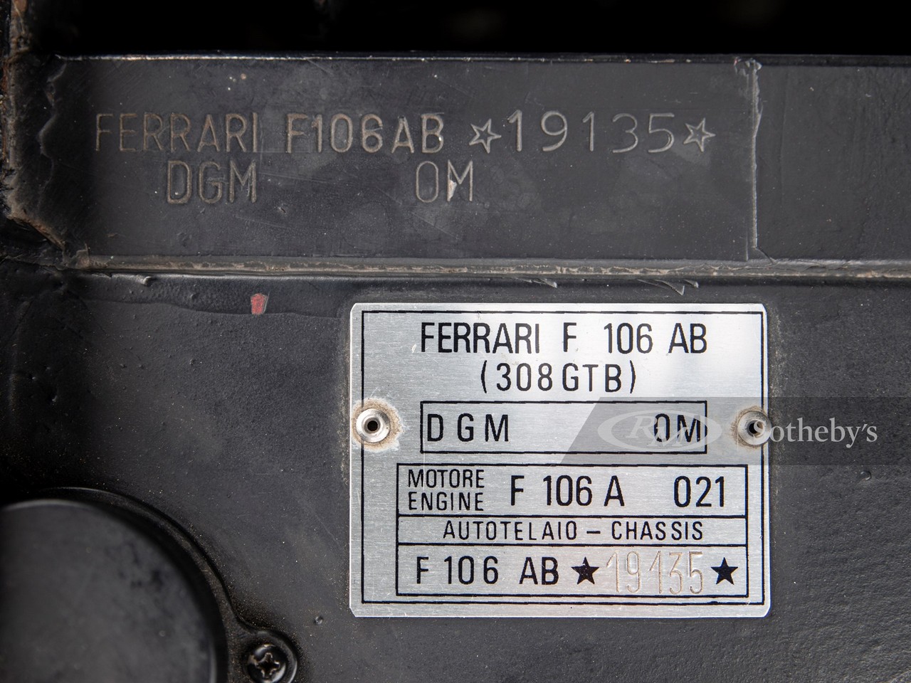 FERRARI F308 GTB ‘VETRORESINA', foto 24