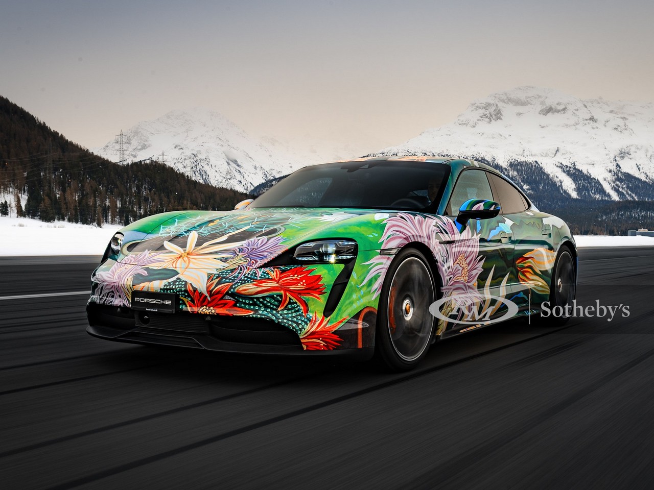 2021 - PORSCHE TAYCAN ART CAR BY RICHARD PHILLIPS, foto 1