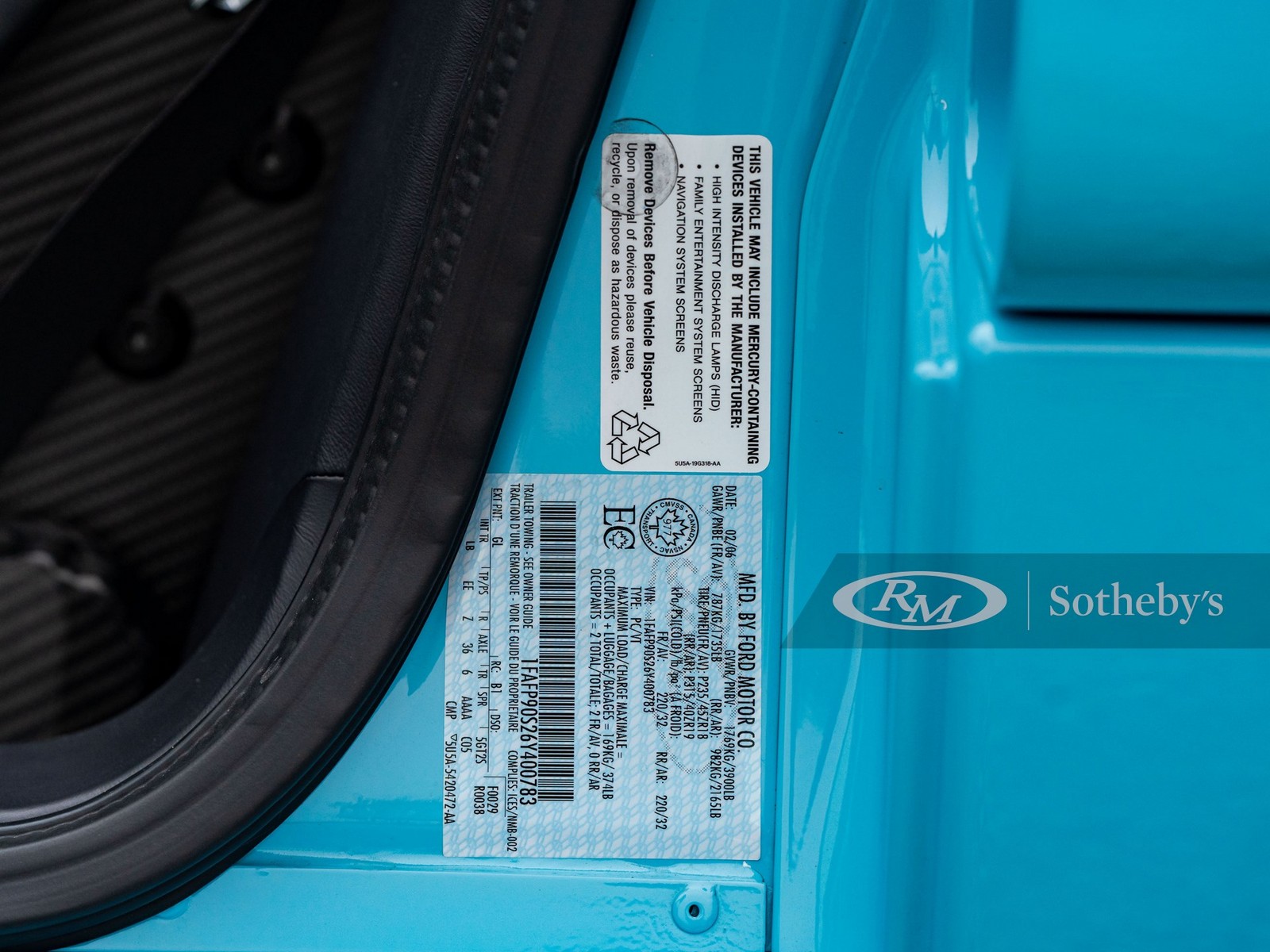 FORD GT HERITAGE EDITION CANADIAN SPEC, foto 49
