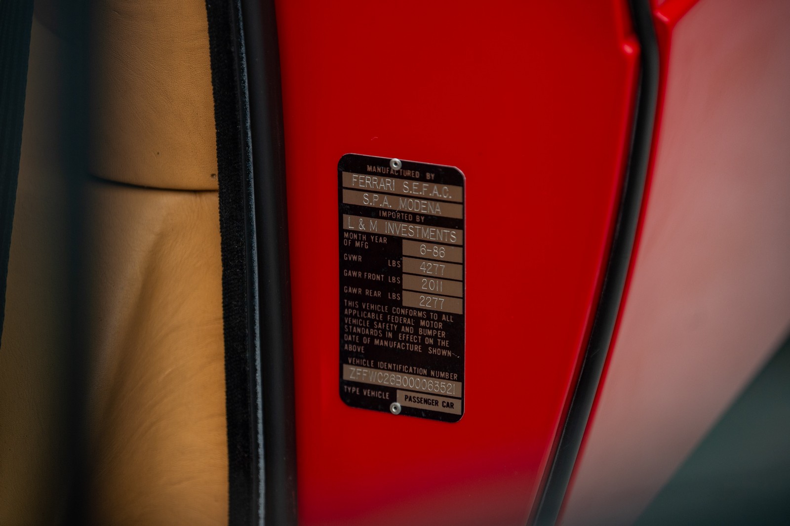 FERRARI MONDIAL 3.2 CABRIOLET, foto 139