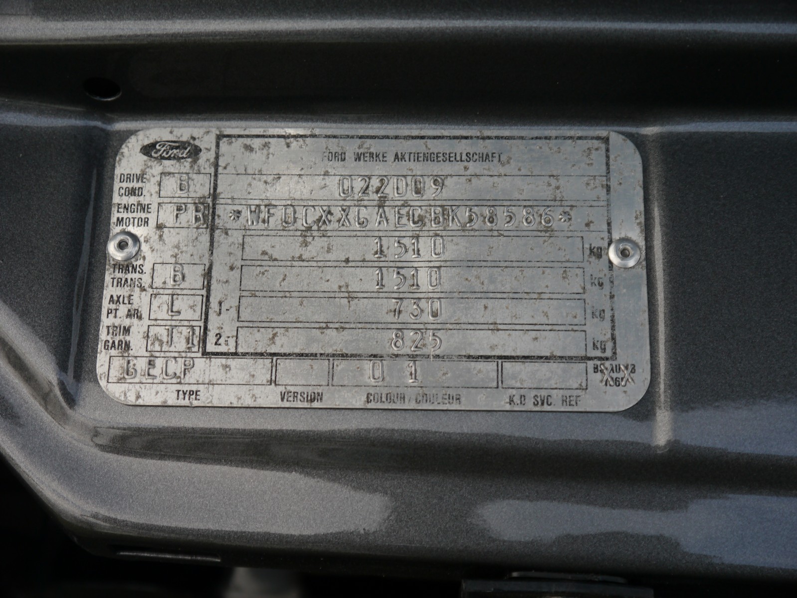 1981 - FORD CAPRI 2.8 INJECTION, foto 58