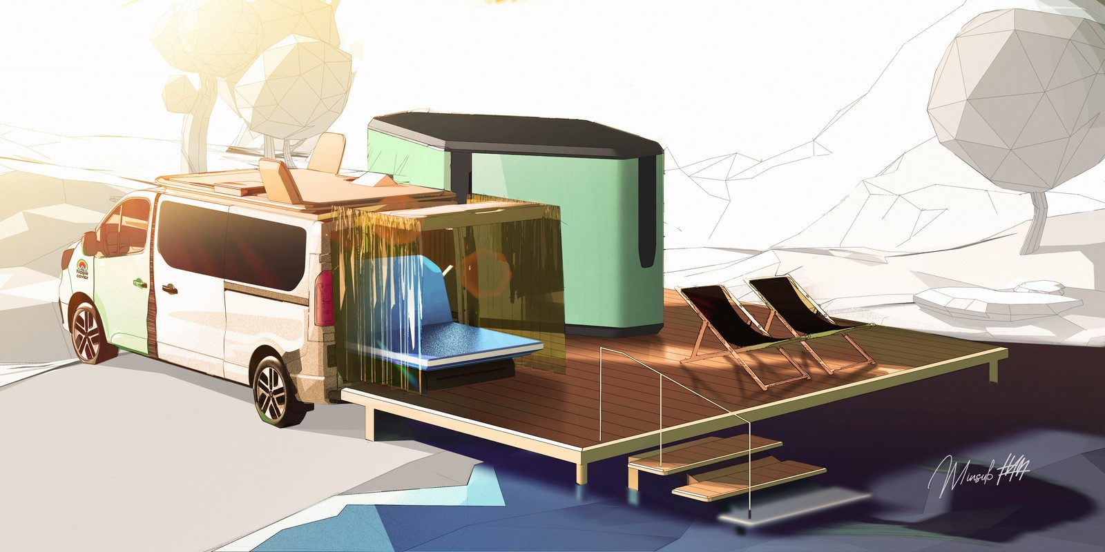 2021 - RENAULT TRAFIC HIPPIE CAVIAR HOTEL CONCEPT, foto 11