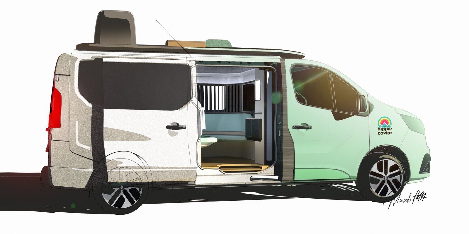 2021 - RENAULT TRAFIC HIPPIE CAVIAR HOTEL CONCEPT, foto 12