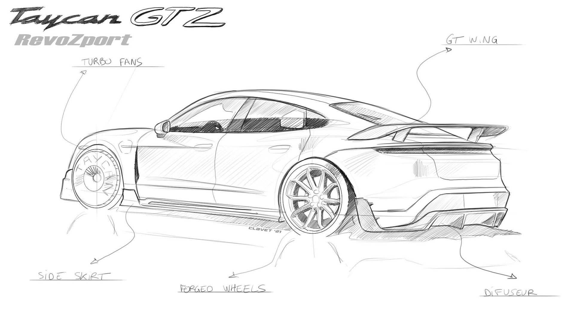 2021 - PORSCHE TAYCAN BY REVOZPORT, foto 10