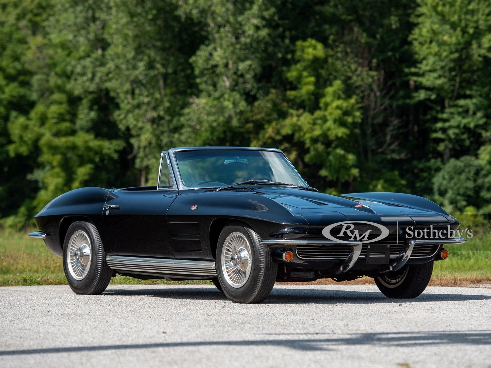 1964 - CHEVROLET CORVETTE CONVERTIBLE TUXEDO BLACK, foto 1