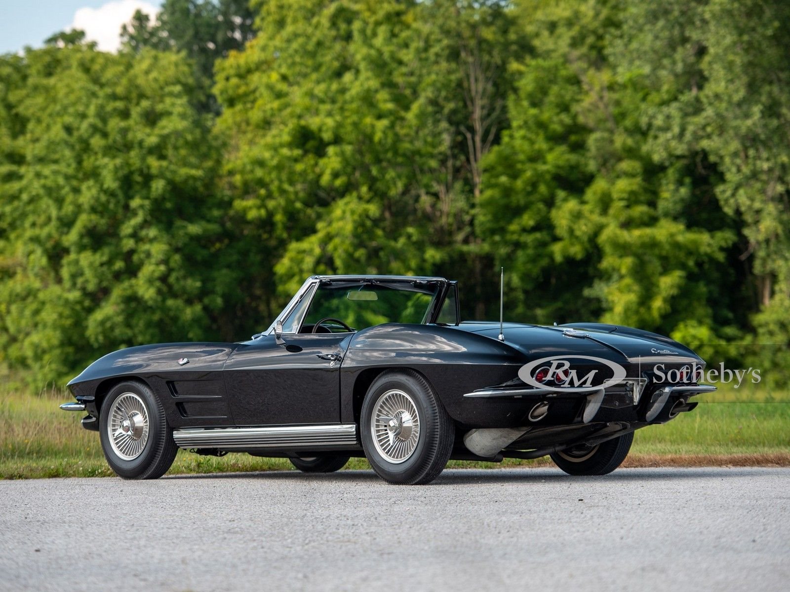 1964 - CHEVROLET CORVETTE CONVERTIBLE TUXEDO BLACK, foto 2