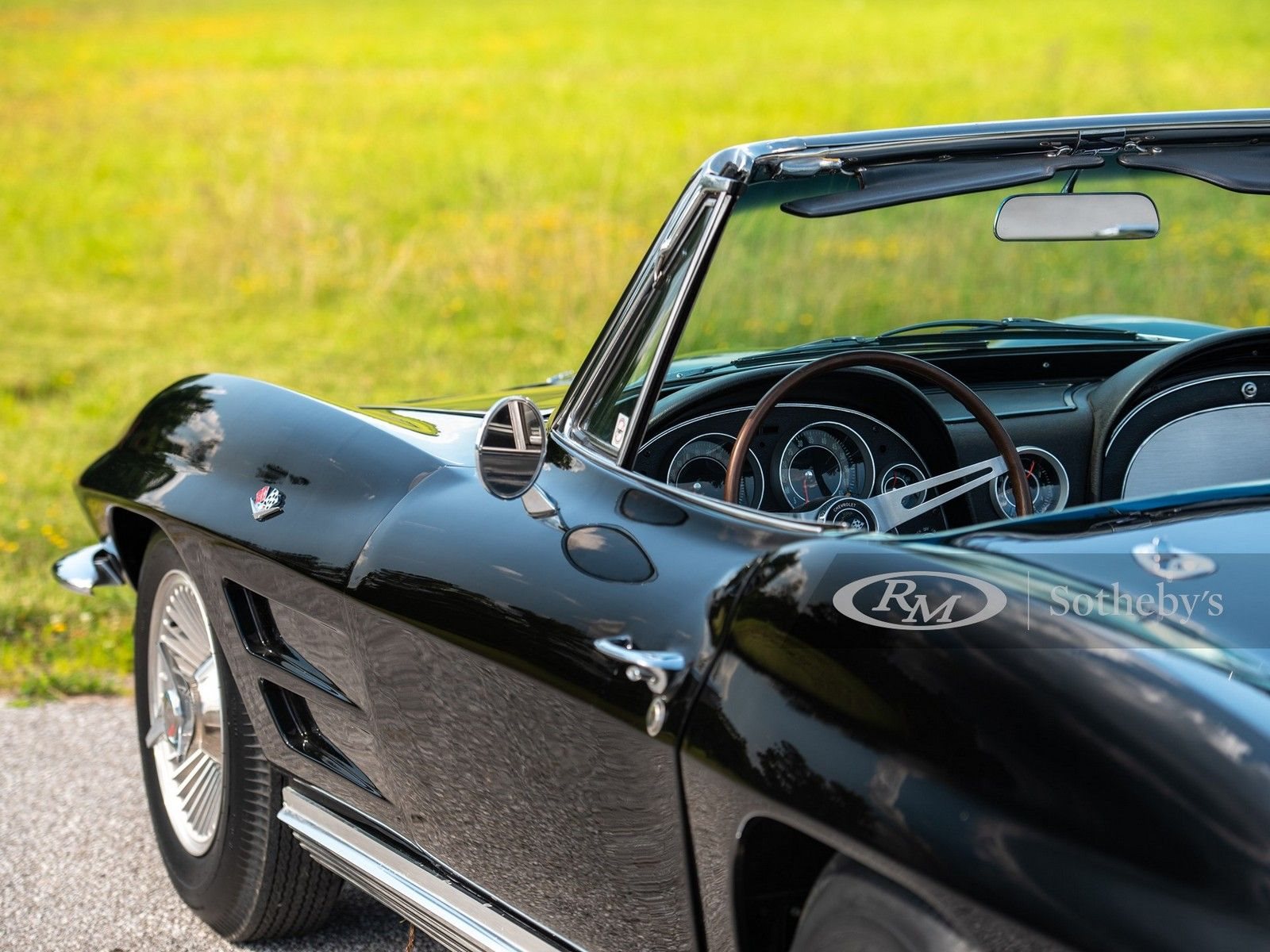 1964 - CHEVROLET CORVETTE CONVERTIBLE TUXEDO BLACK, foto 24