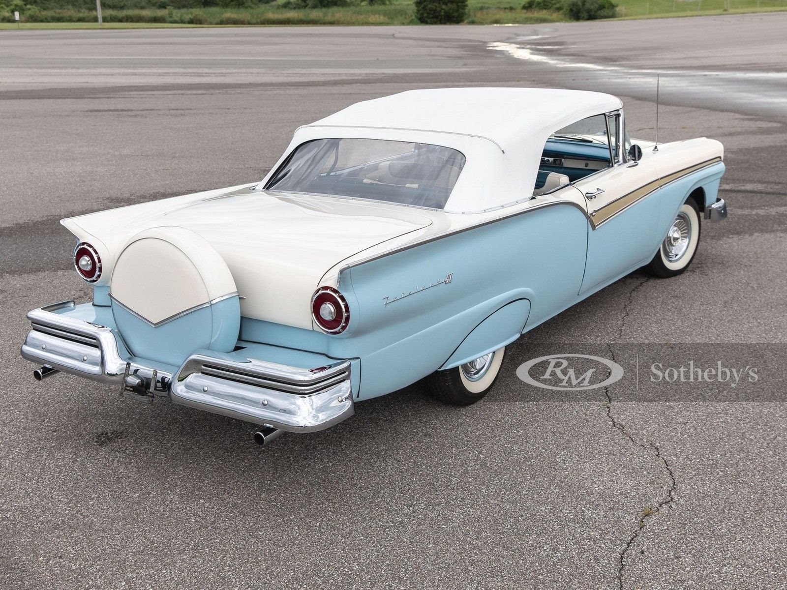 FORD FAIRLANE 500 SUNLINER LIGHT BLUE, foto 2