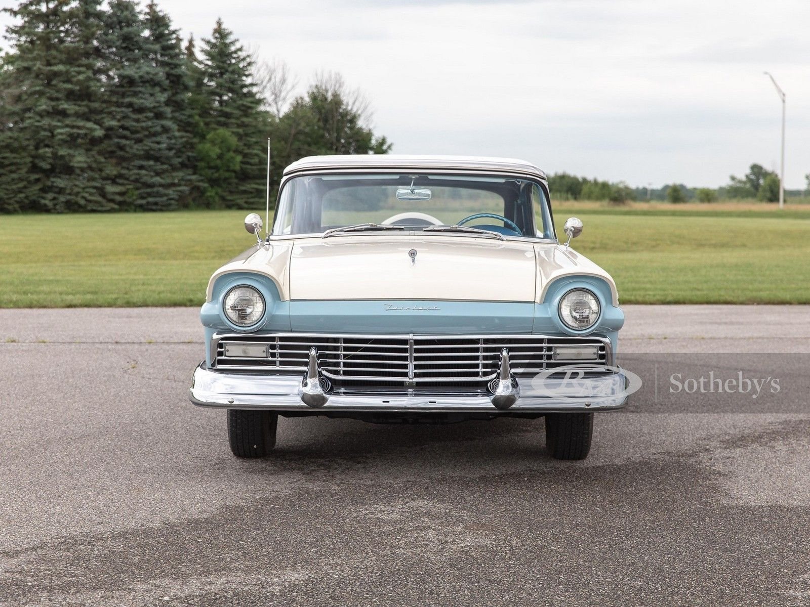 FORD FAIRLANE 500 SUNLINER LIGHT BLUE, foto 4