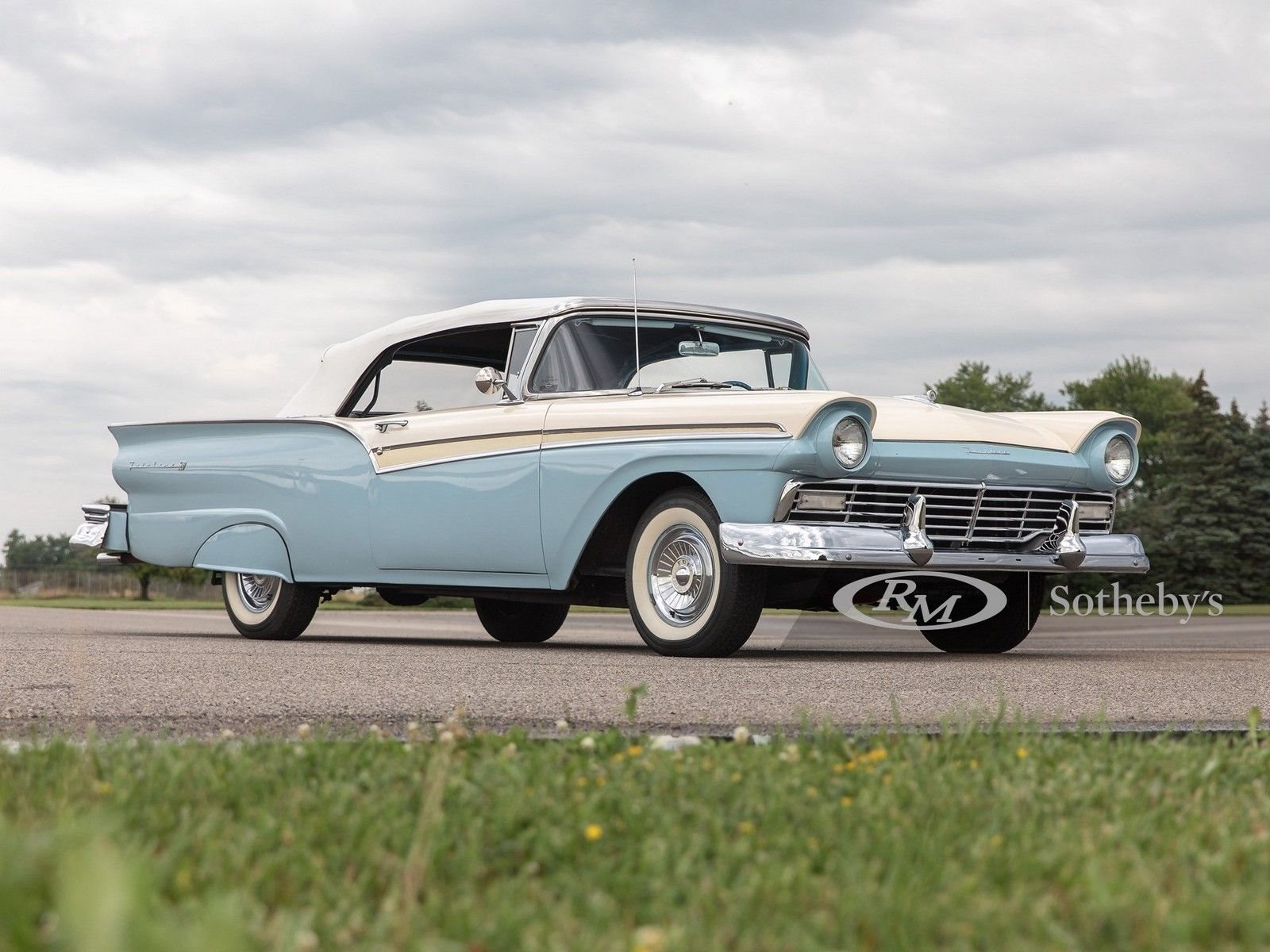 FORD FAIRLANE 500 SUNLINER LIGHT BLUE, foto 6