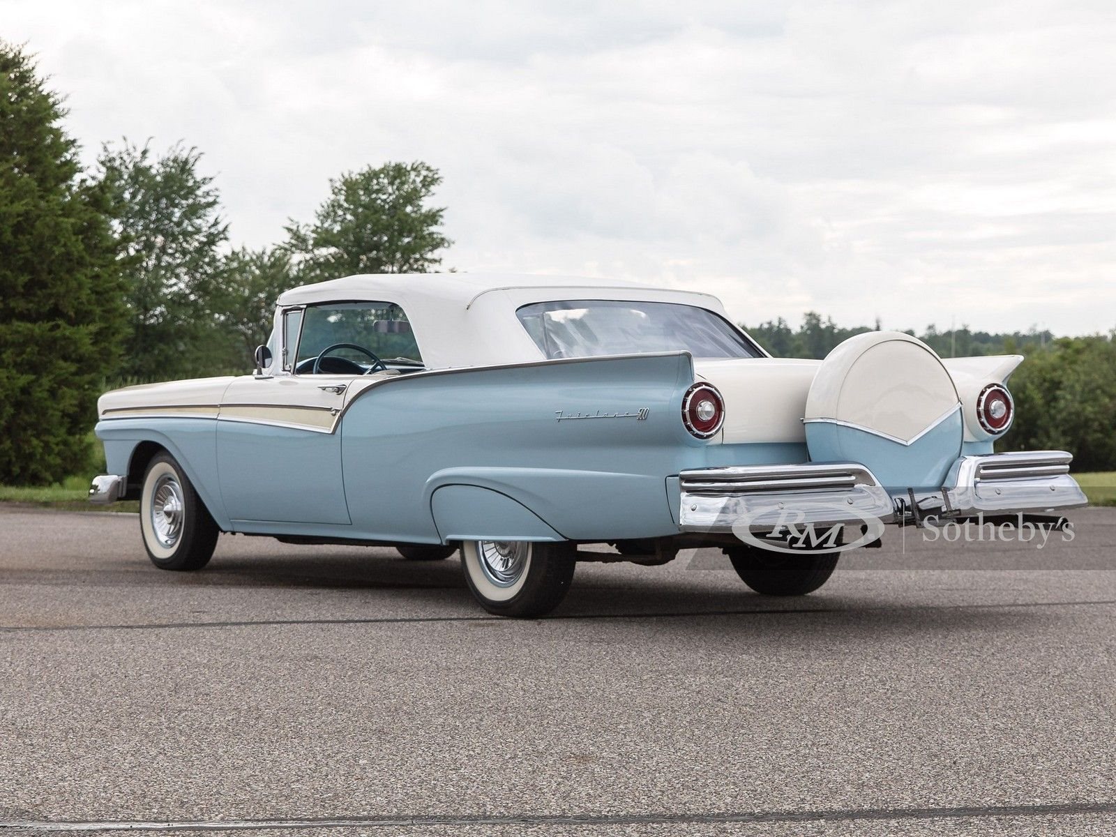 FORD FAIRLANE 500 SUNLINER LIGHT BLUE, foto 7