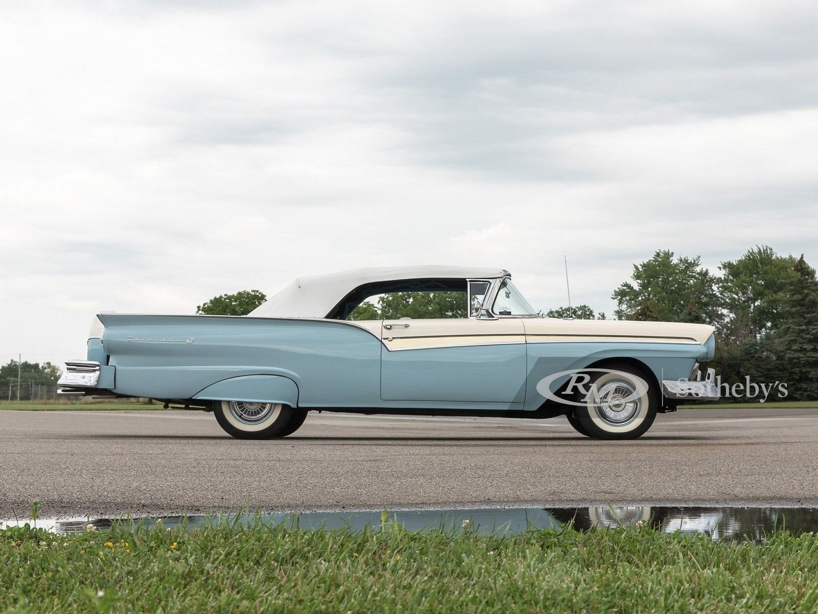 FORD FAIRLANE 500 SUNLINER LIGHT BLUE, foto 8