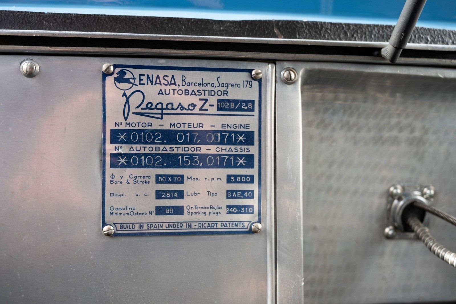 PEGASO Z-102 CABRIOLET, foto 59