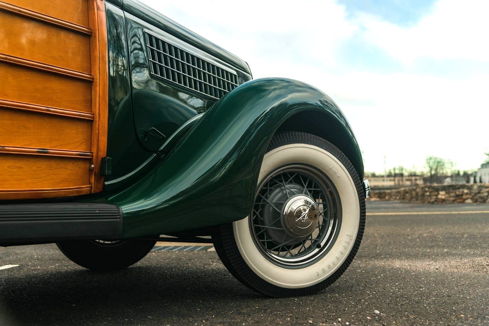 1935 - FORD MODEL 48 WOODY WAGON GREEN, foto 4
