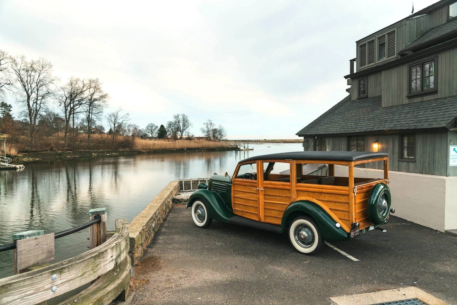 1935 - FORD MODEL 48 WOODY WAGON GREEN, foto 6