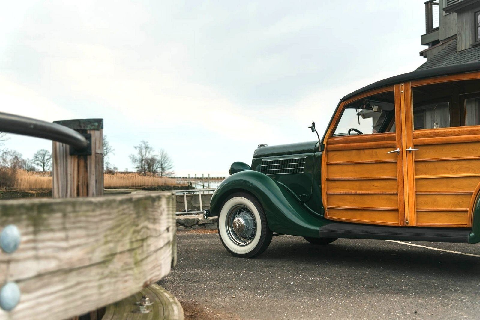 1935 - FORD MODEL 48 WOODY WAGON GREEN, foto 7