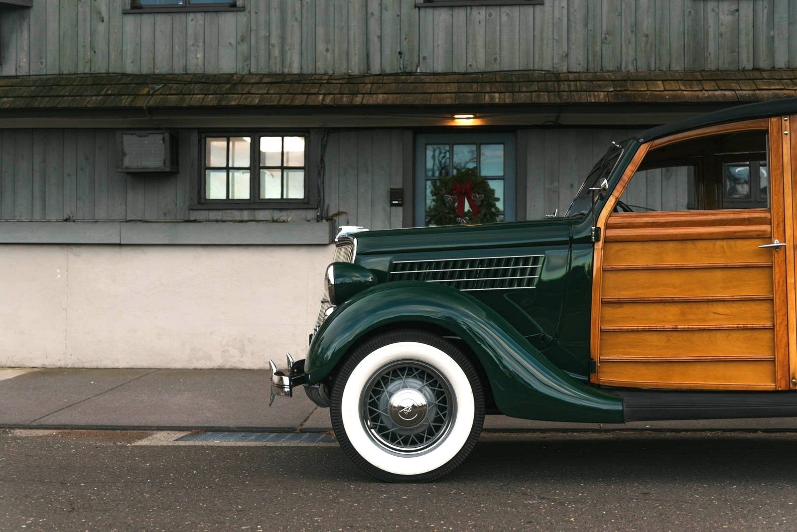 1935 - FORD MODEL 48 WOODY WAGON GREEN, foto 24