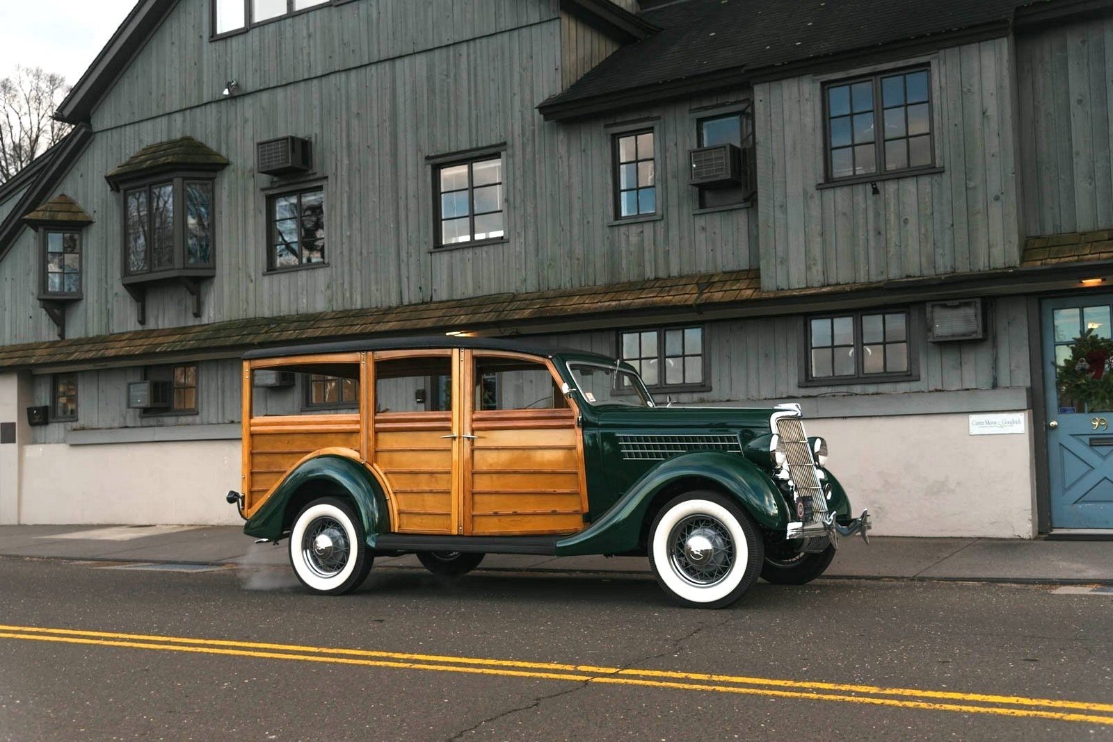1935 - FORD MODEL 48 WOODY WAGON GREEN, foto 27