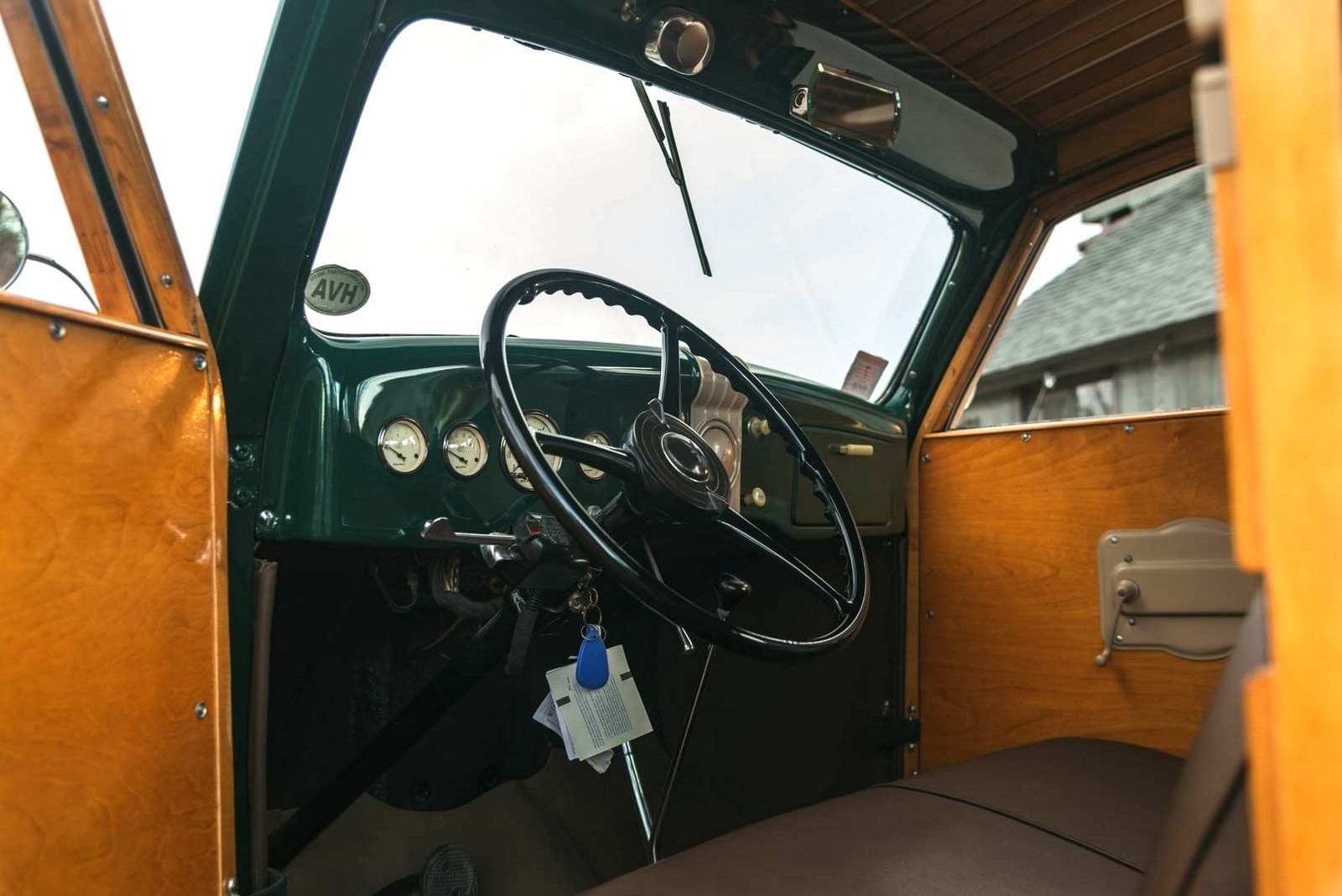 1935 - FORD MODEL 48 WOODY WAGON GREEN, foto 31