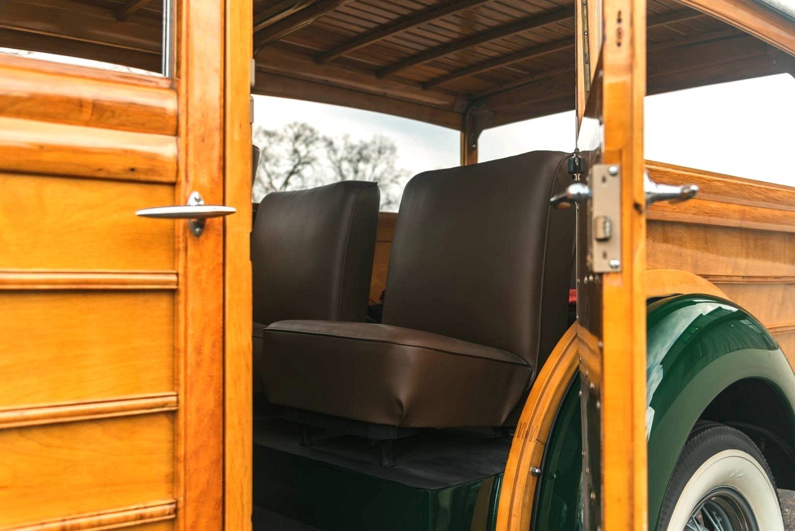 1935 - FORD MODEL 48 WOODY WAGON GREEN, foto 38