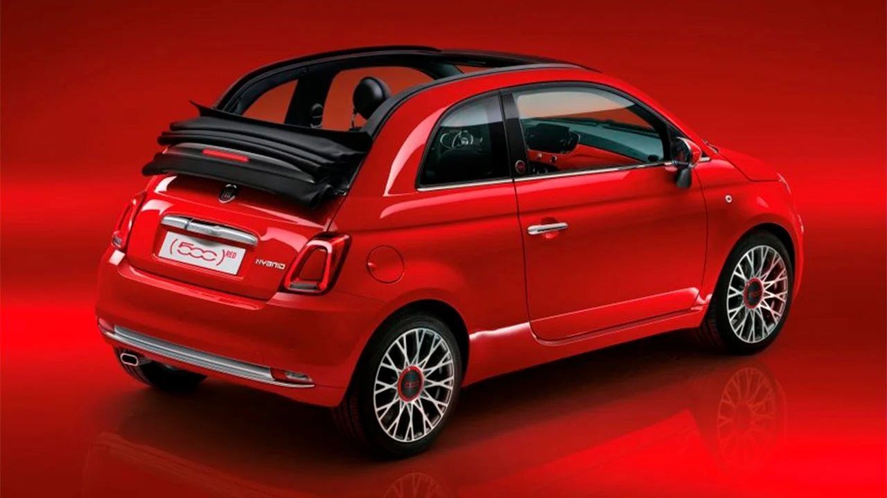 FIAT 500 HYBRID RED, foto 3