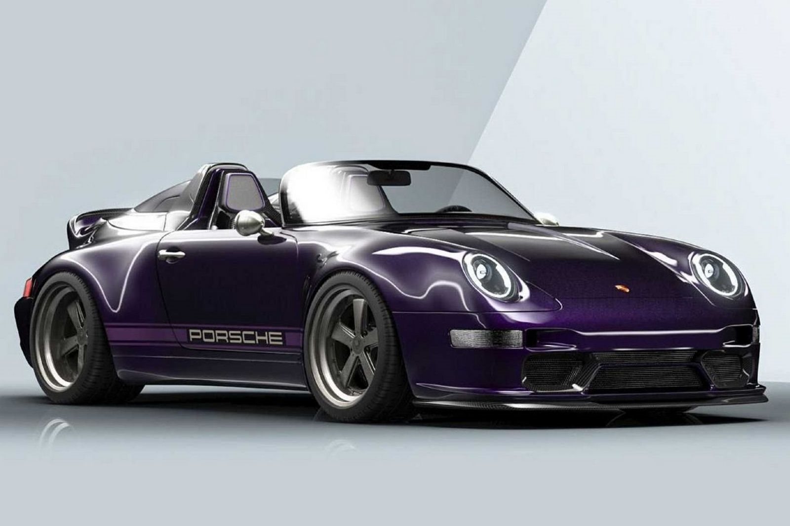 2021 - PORSCHE 993 SPEEDSTER REMASTERED BY GUNTHER WERKS VIOLA PURPLE, foto 1