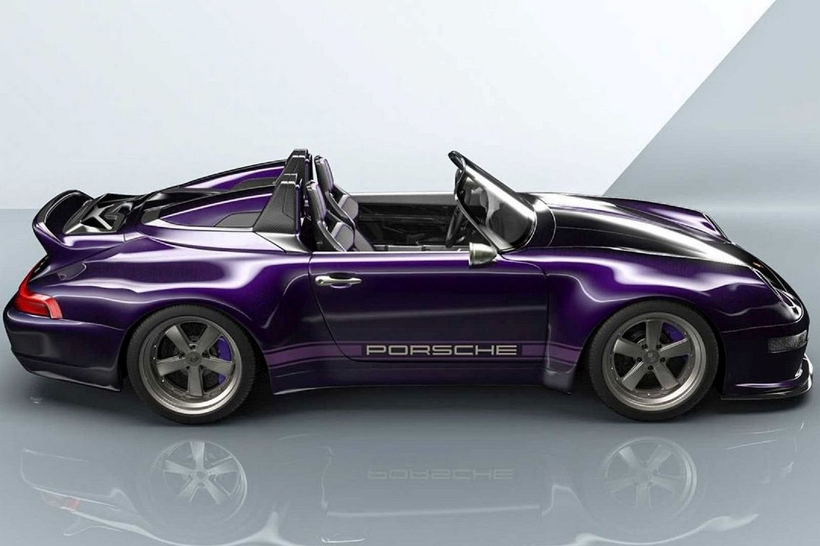 2021 - PORSCHE 993 SPEEDSTER REMASTERED BY GUNTHER WERKS VIOLA PURPLE, foto 3