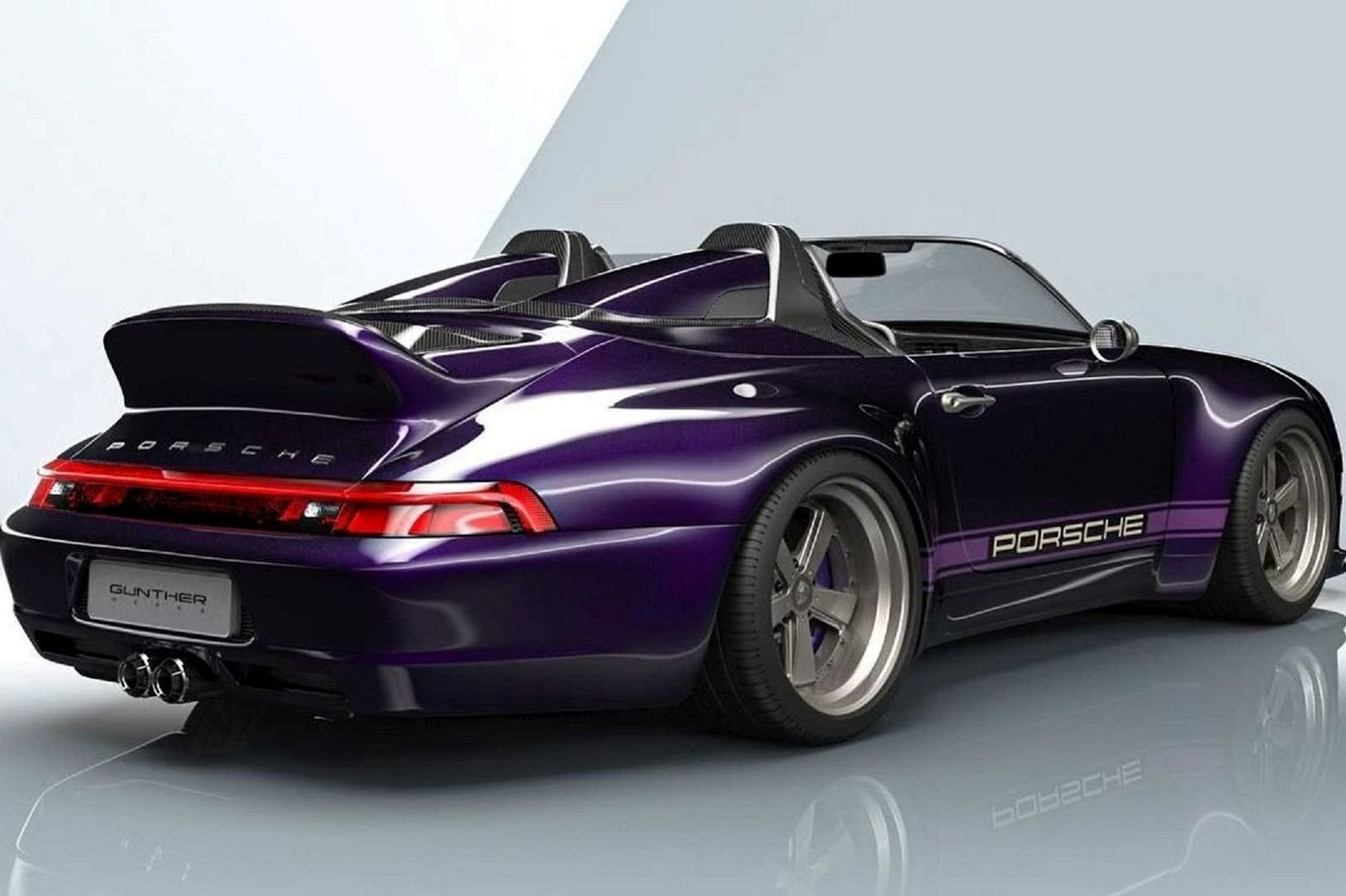 2021 - PORSCHE 993 SPEEDSTER REMASTERED BY GUNTHER WERKS VIOLA PURPLE, foto 4