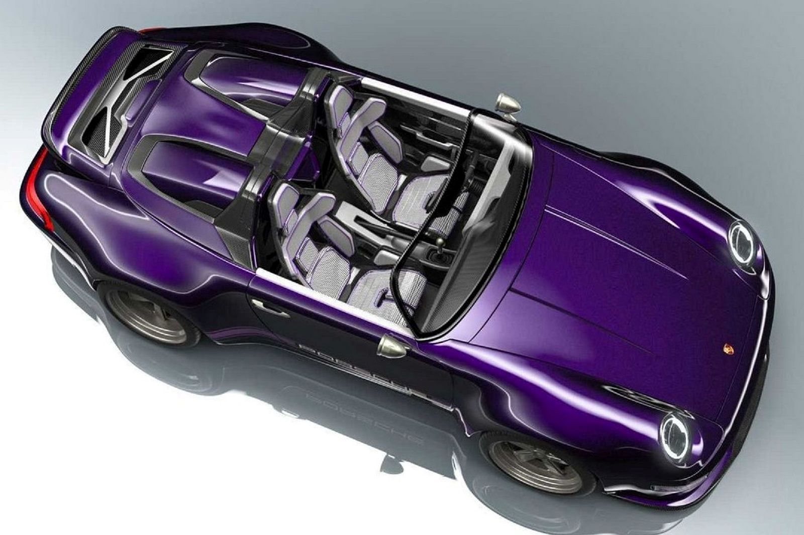 2021 - PORSCHE 993 SPEEDSTER REMASTERED BY GUNTHER WERKS VIOLA PURPLE, foto 6
