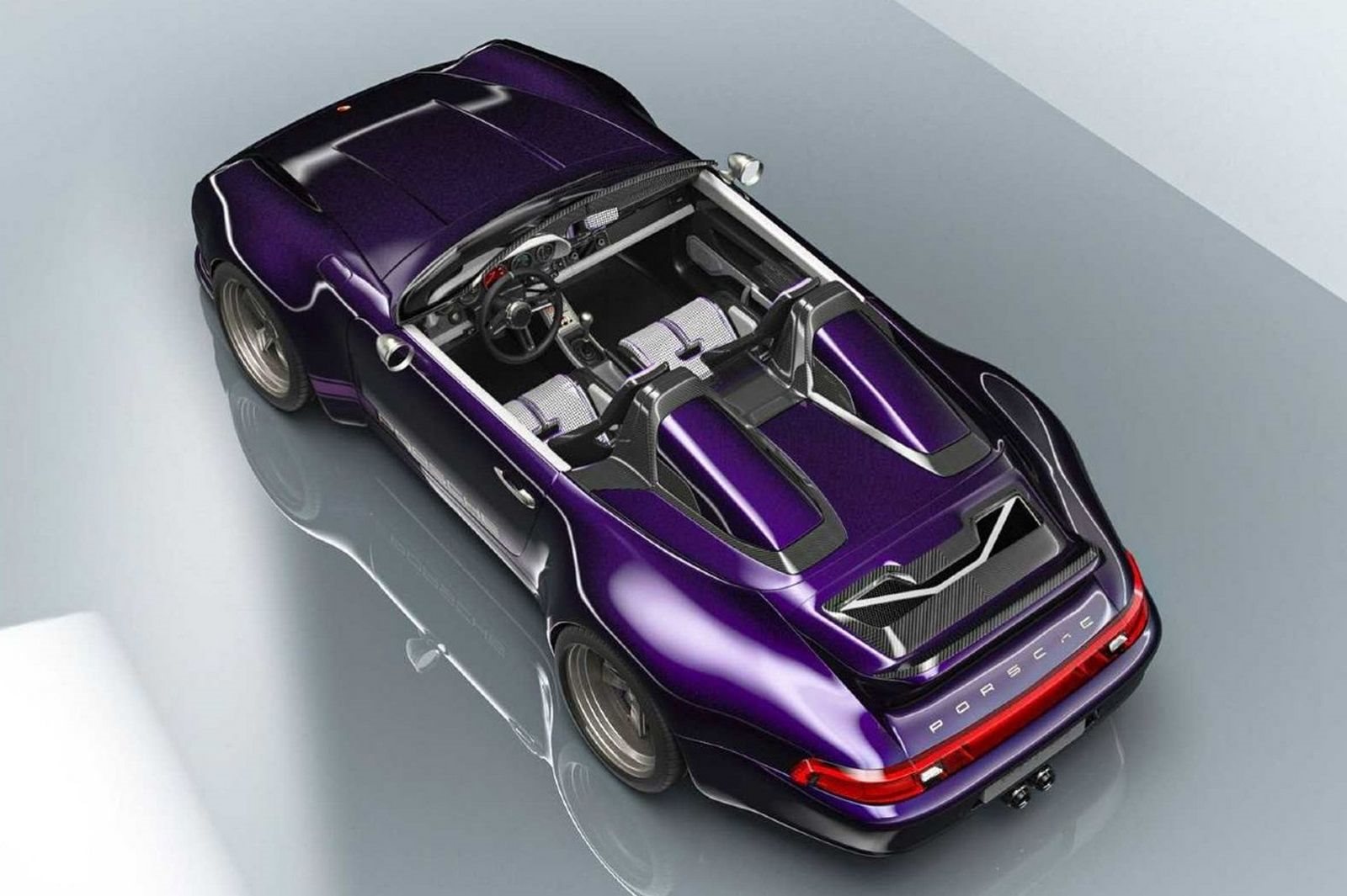 2021 - PORSCHE 993 SPEEDSTER REMASTERED BY GUNTHER WERKS VIOLA PURPLE, foto 7