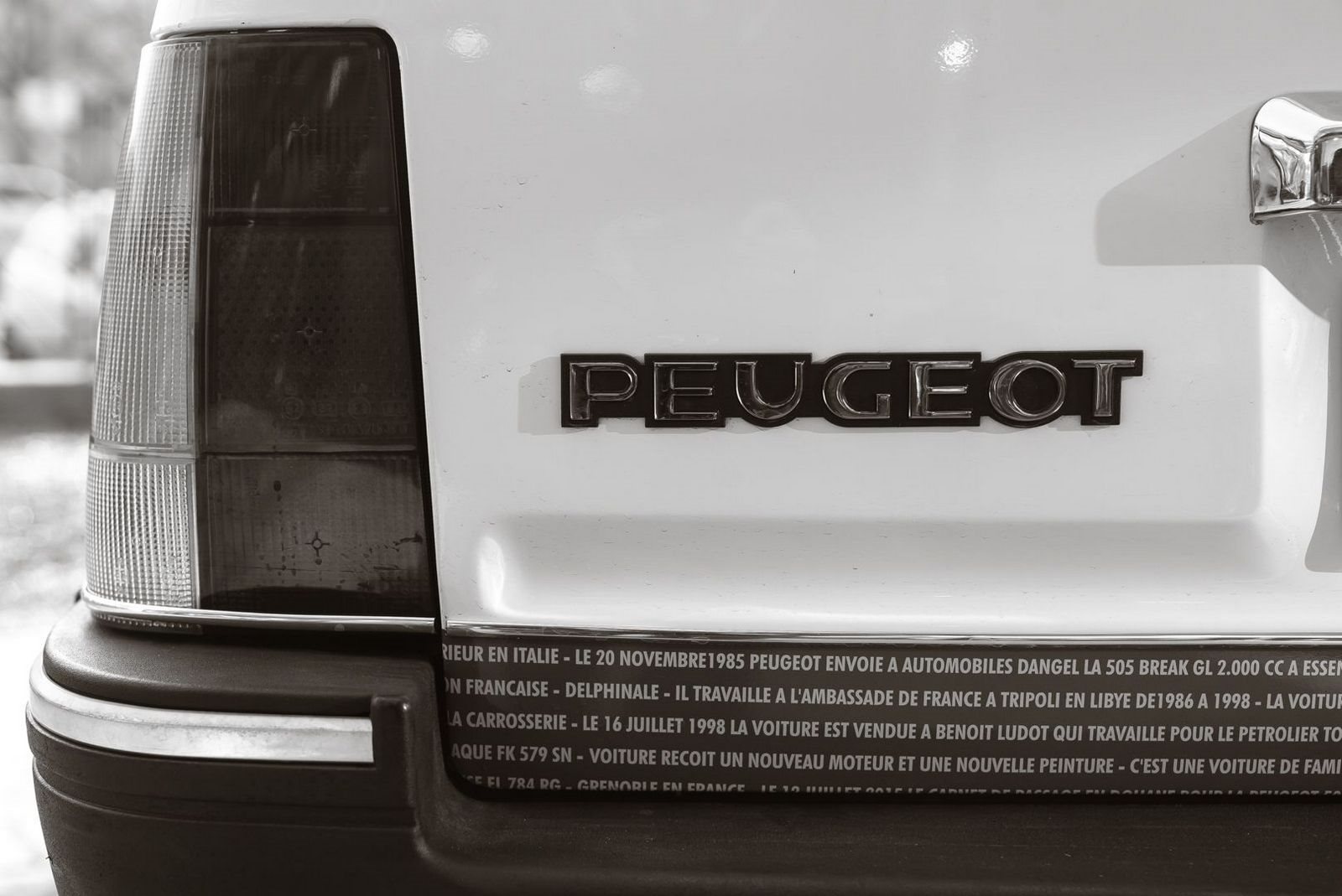 1985 - PEUGEOT 505 BREAK 4X4 DANGEL, foto 44