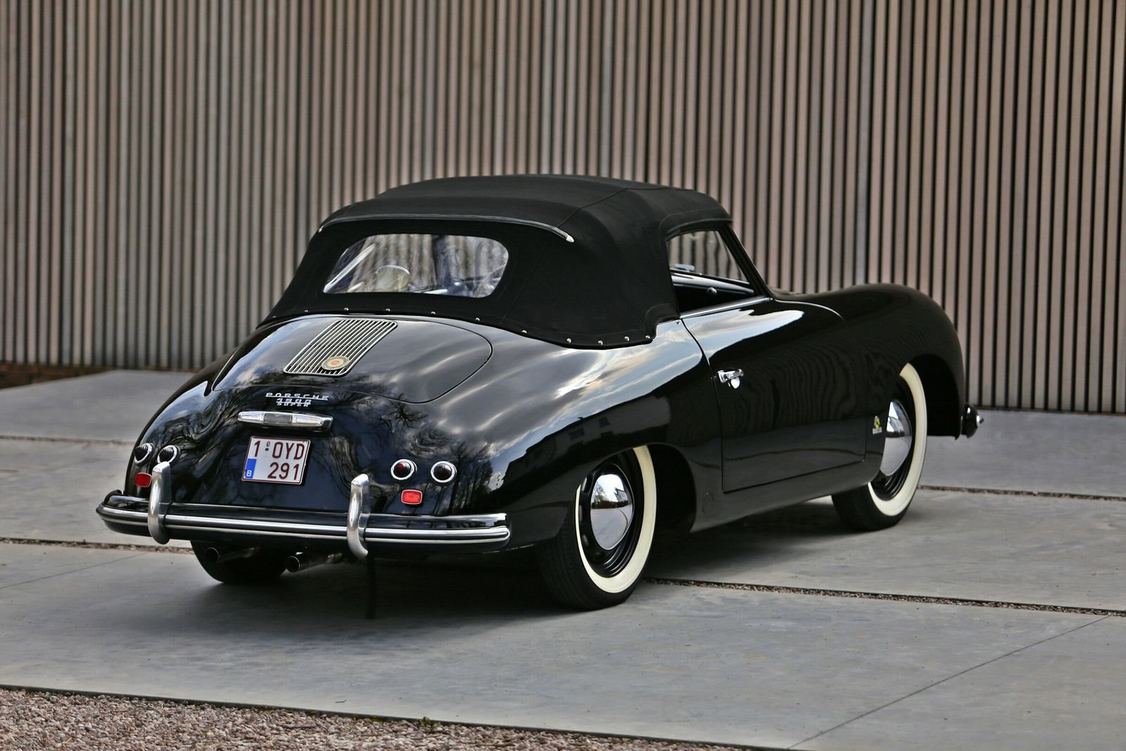 1953 - PORSCHE 356 PRE-A ‘KNICKSCHEIBE’ 1500 CABRIOLET BLACK, foto 10