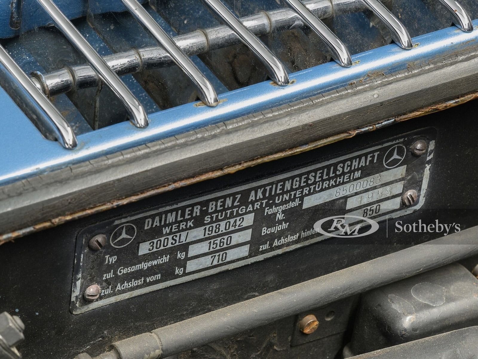 1958 - MERCEDES-BENZ 300 SL ROADSTER J M FANGIO, foto 43