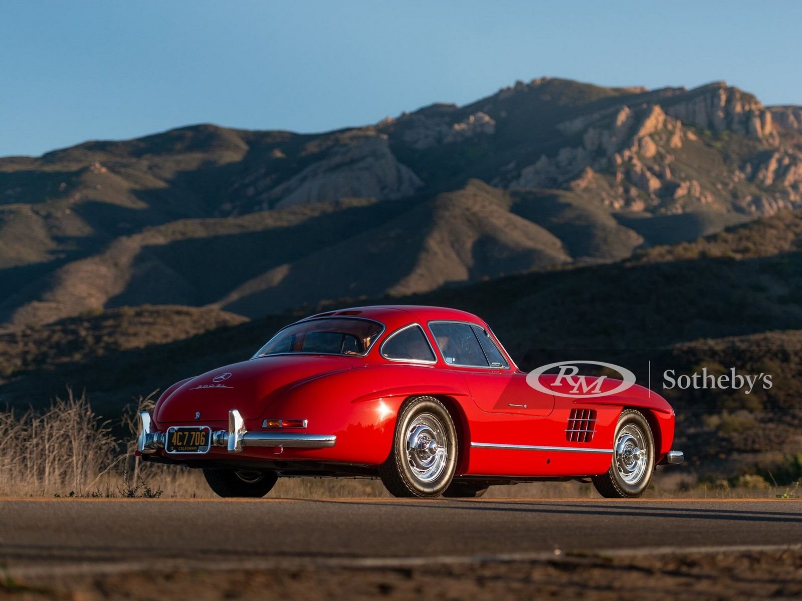 1955 - MERCEDES-BENZ 300 SL GULLWING FIRE ENGINE RED, foto 2