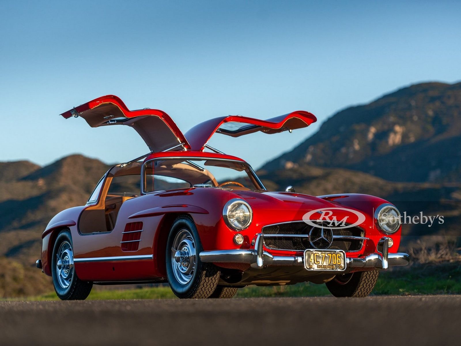 1955 - MERCEDES-BENZ 300 SL GULLWING FIRE ENGINE RED, foto 6