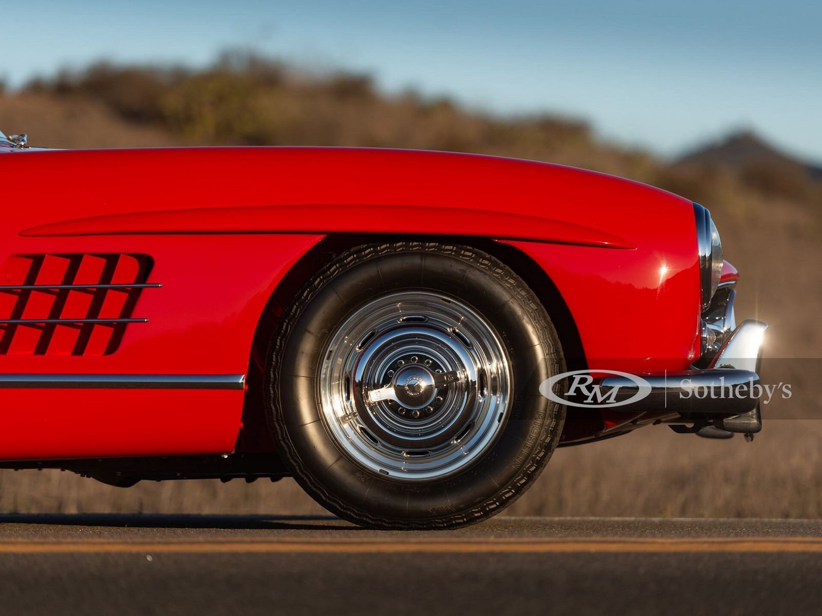1955 - MERCEDES-BENZ 300 SL GULLWING FIRE ENGINE RED, foto 24