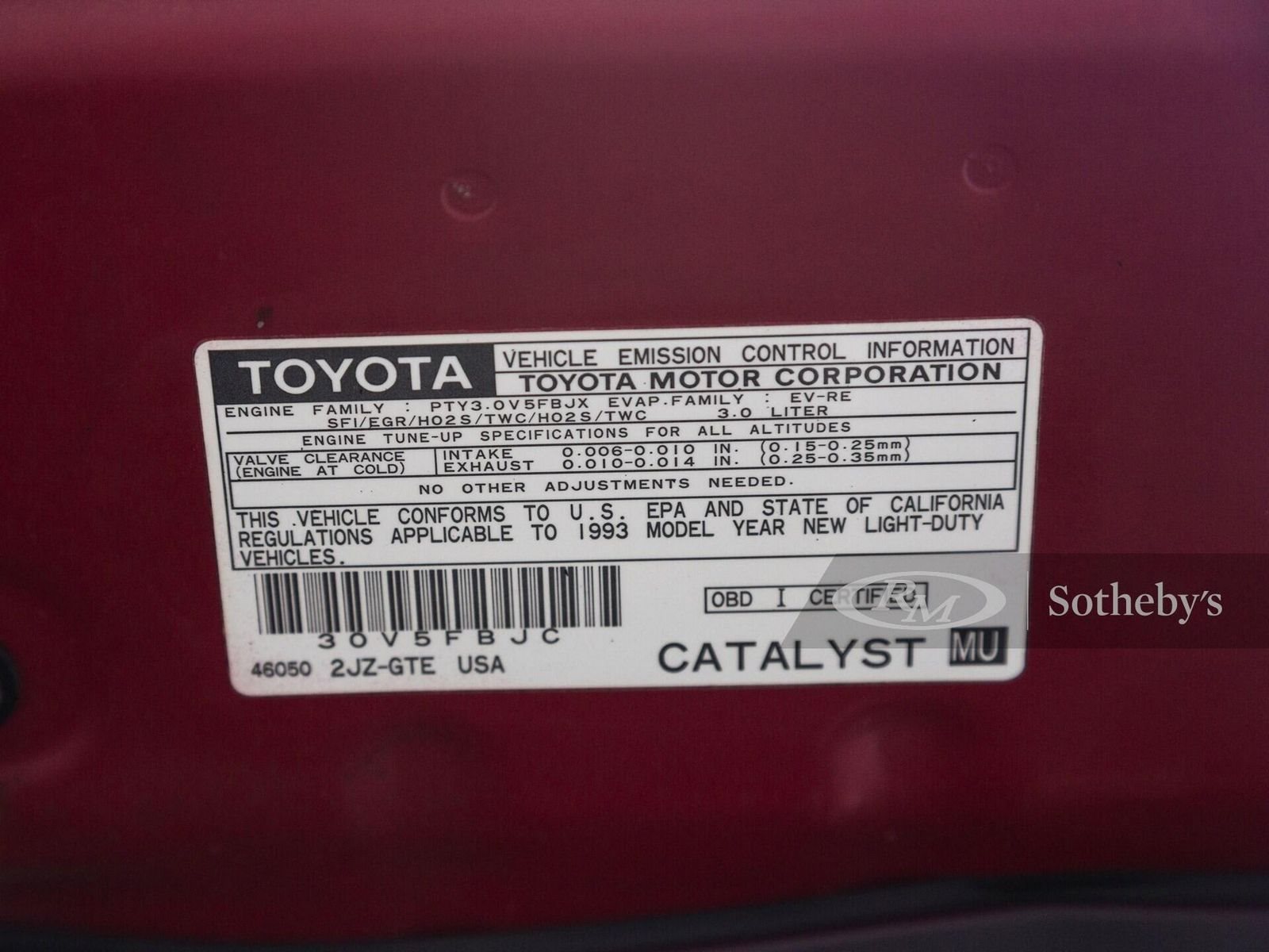 1993 - TOYOTA SUPRA TWIN TURBO SPORT ROOF, foto 36