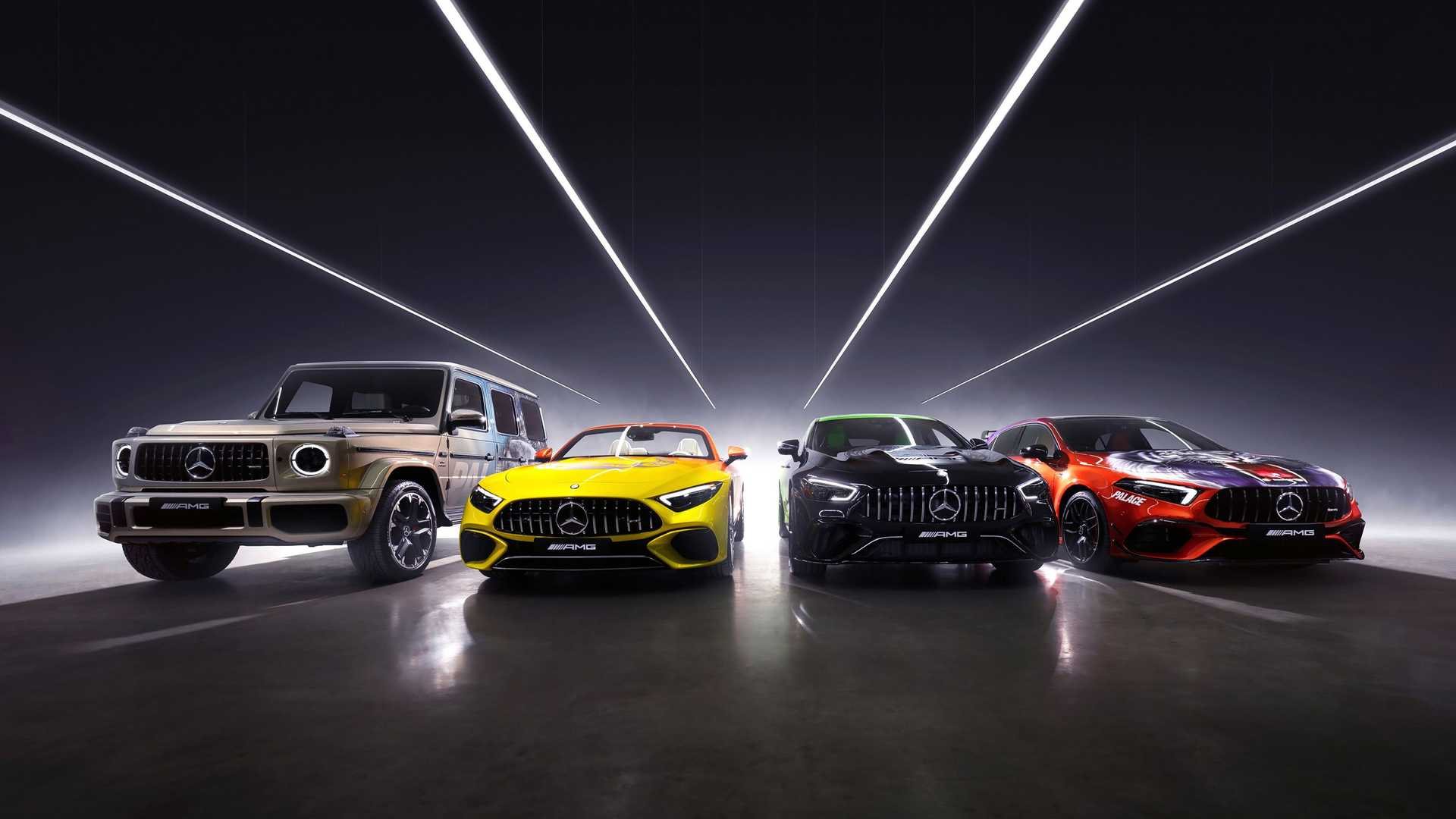 2022 - MERCEDES-AMG & PALACE SKATEBOARDS ART CARS, foto 2