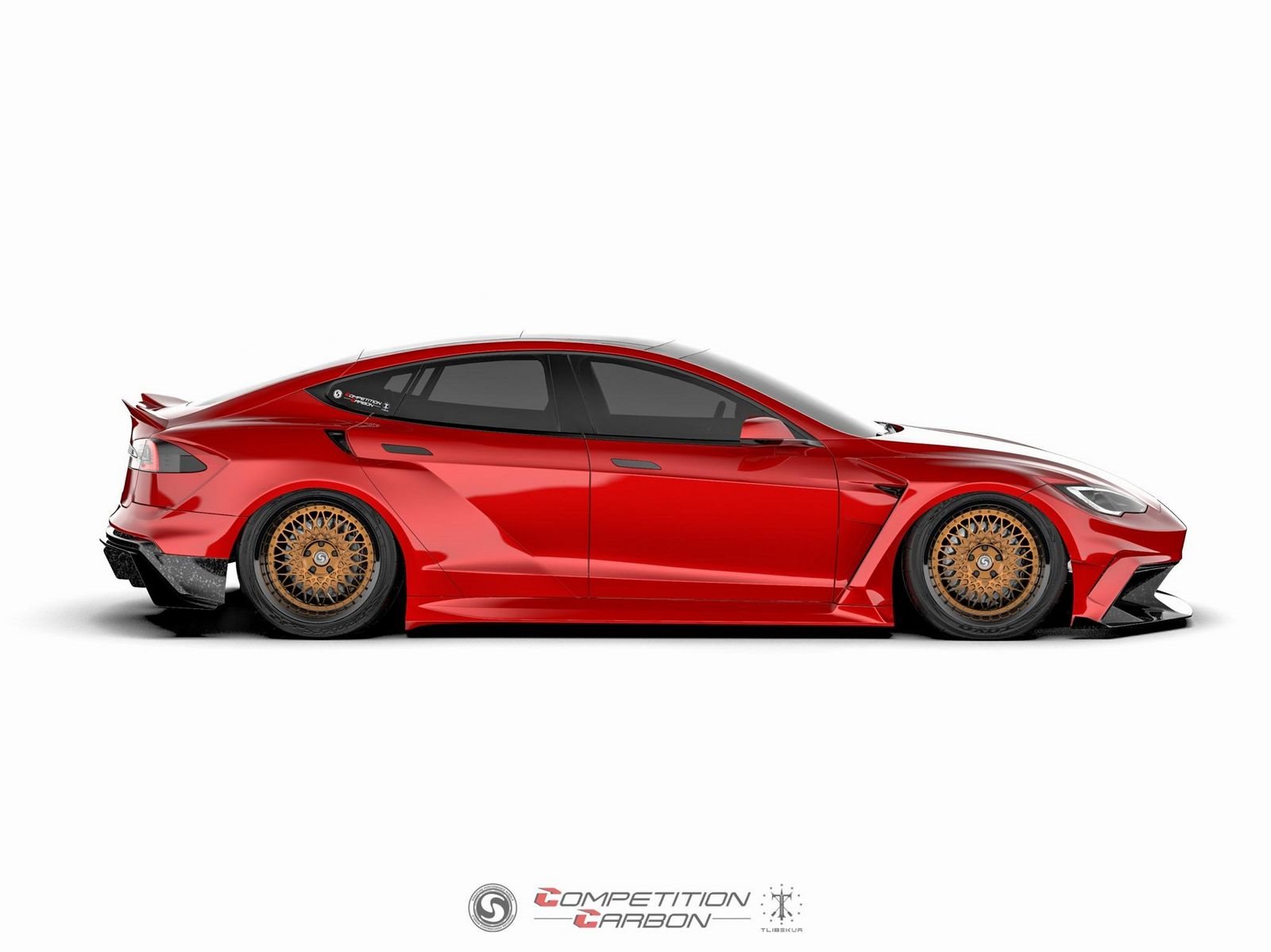 2022 - TESLA MODEL S BY COMPETITION CARBON, foto 3