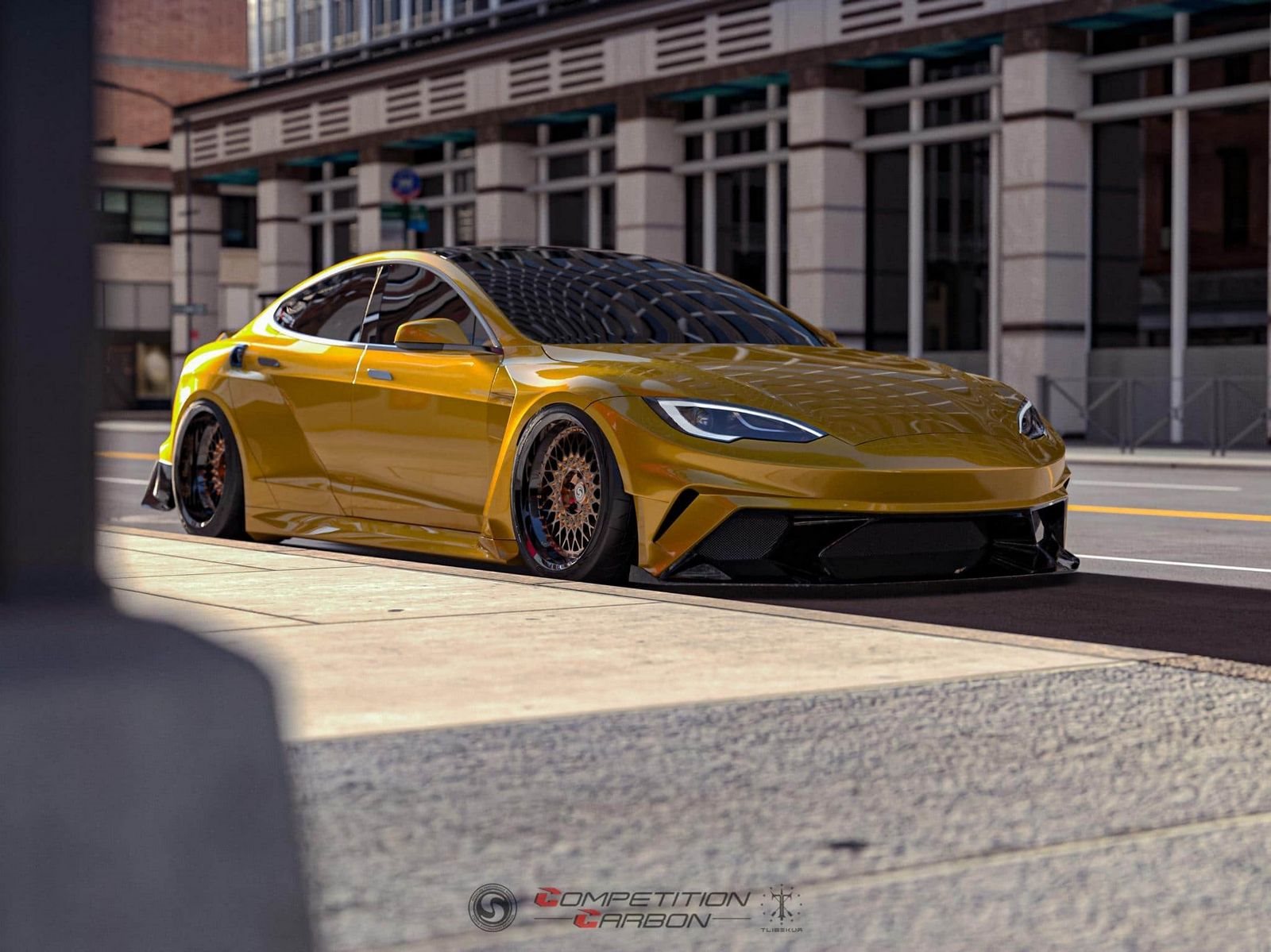 2022 - TESLA MODEL S BY COMPETITION CARBON, foto 4