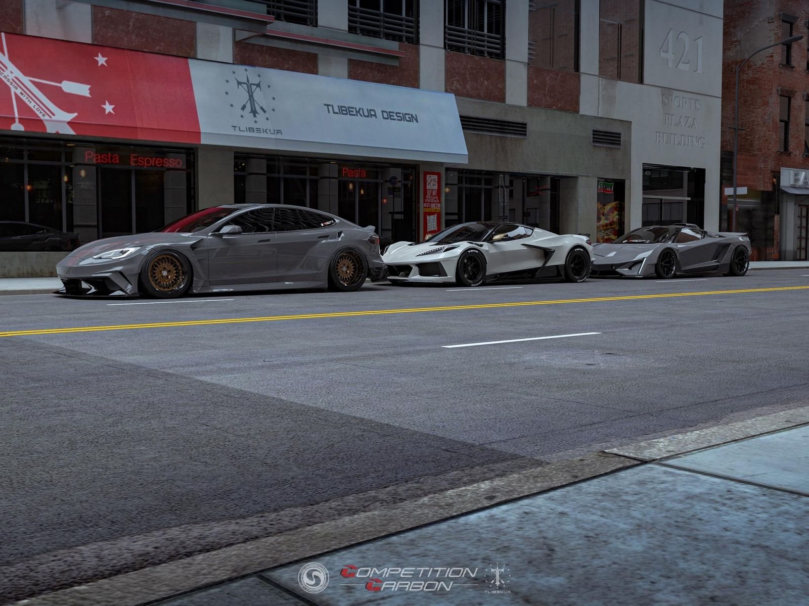 2022 - TESLA MODEL S BY COMPETITION CARBON, foto 8