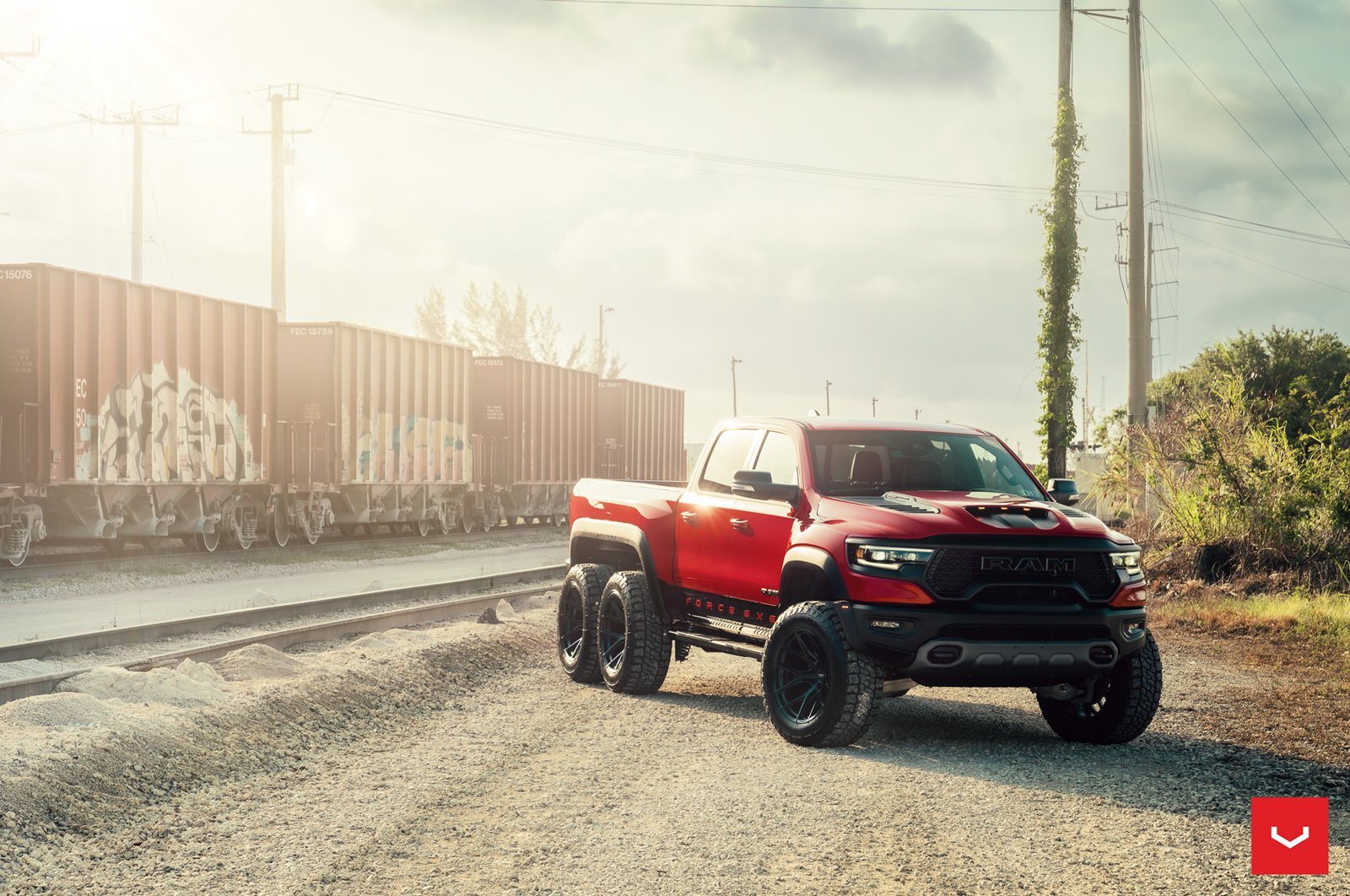 RAM 1500 TRX MAMMOTH 1000 6X6 BY HENNESSEY & VOSSEN WHEELS, foto 1