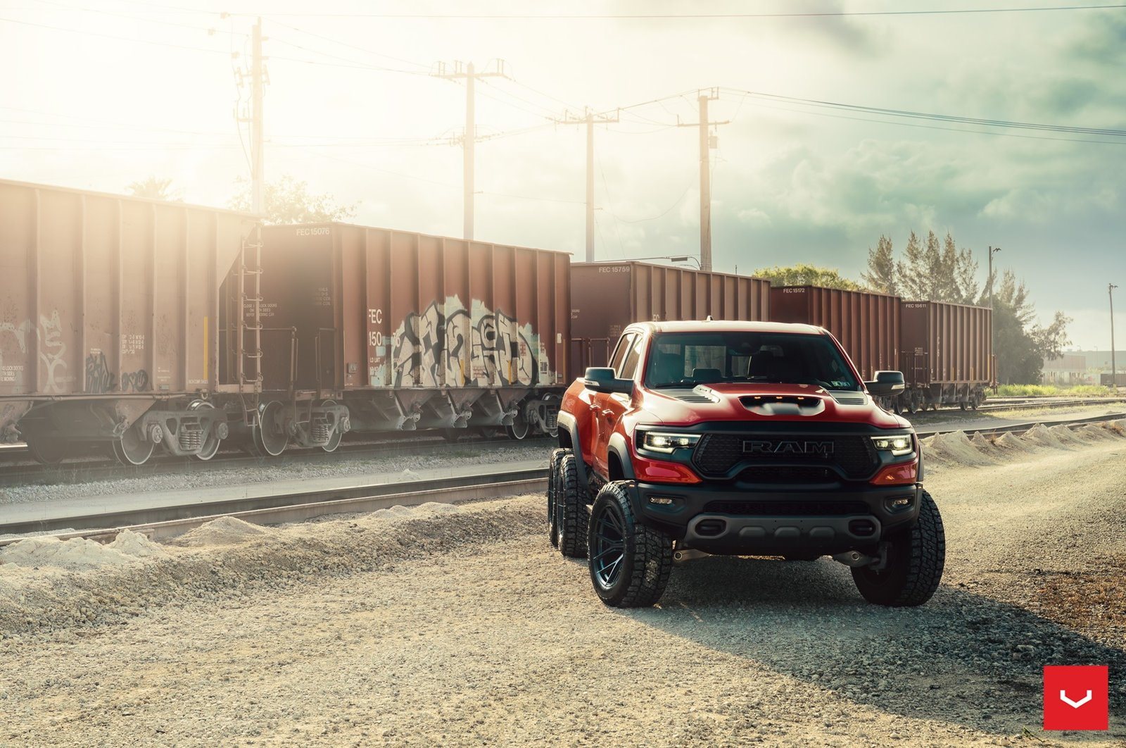 RAM 1500 TRX MAMMOTH 1000 6X6 BY HENNESSEY & VOSSEN WHEELS, foto 5