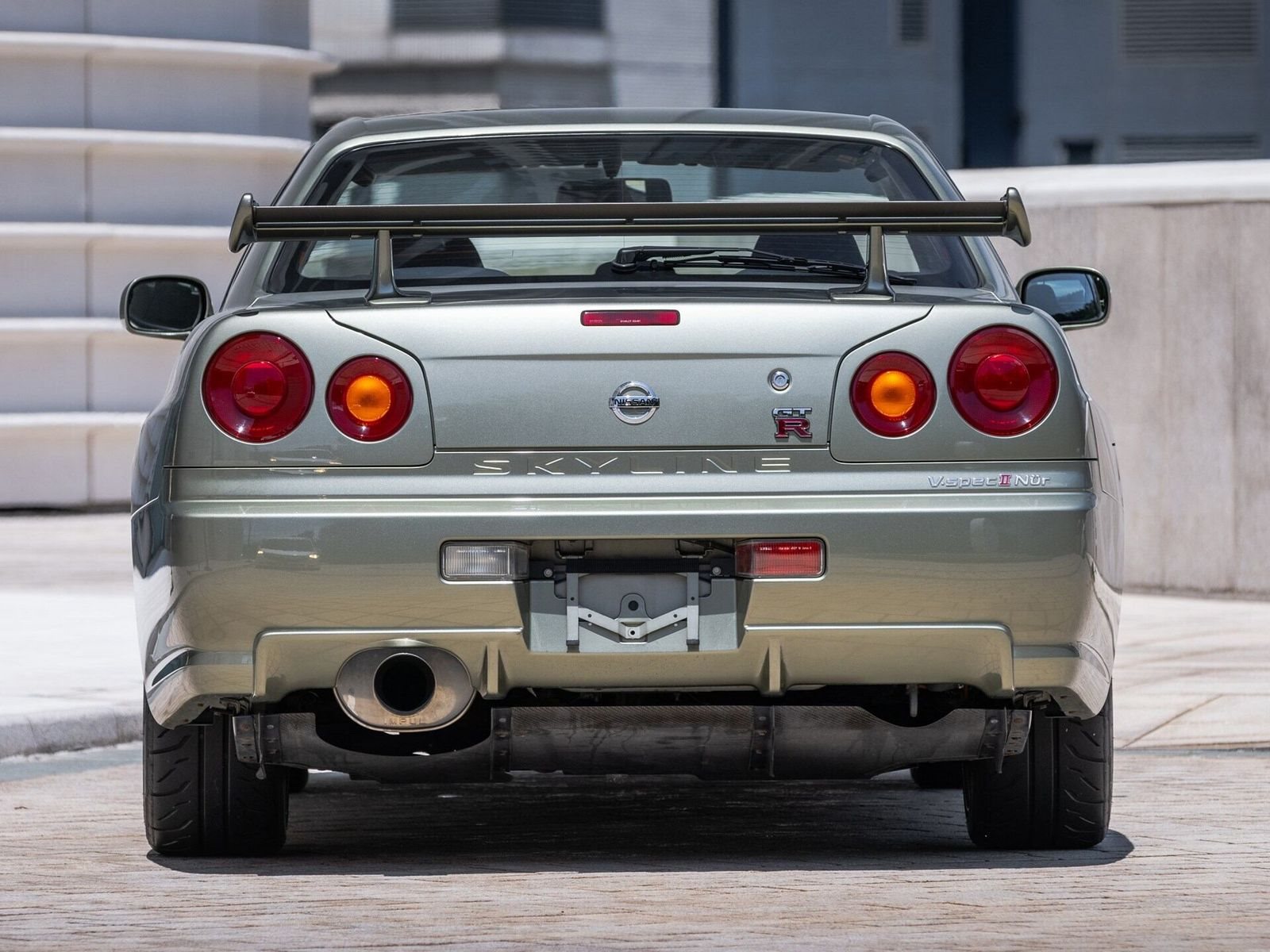 NISSAN SKYLINE GT-R V-SPEC II NÜR MILLENNIUM JADE METALLIC, foto 5