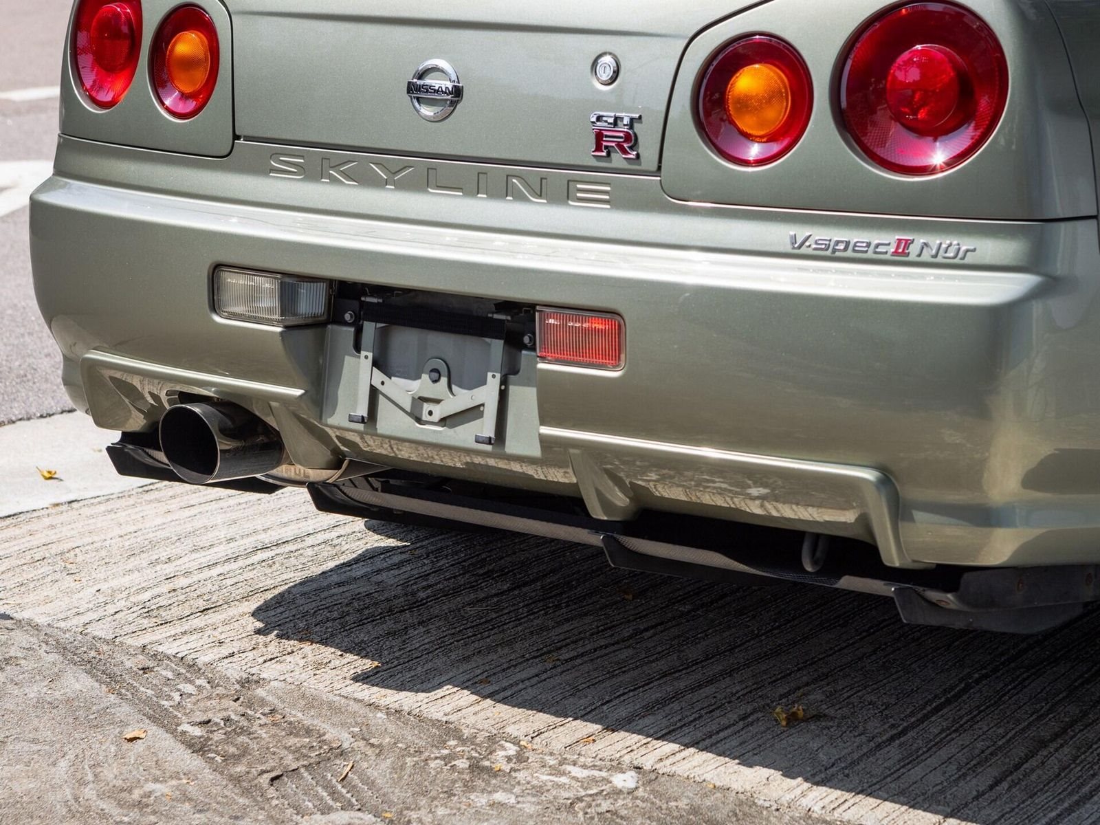 NISSAN SKYLINE GT-R V-SPEC II NÜR MILLENNIUM JADE METALLIC, foto 37