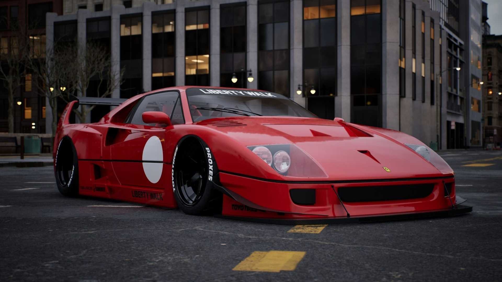 FERRARI F40 BY LIBERTY WALK, foto 1